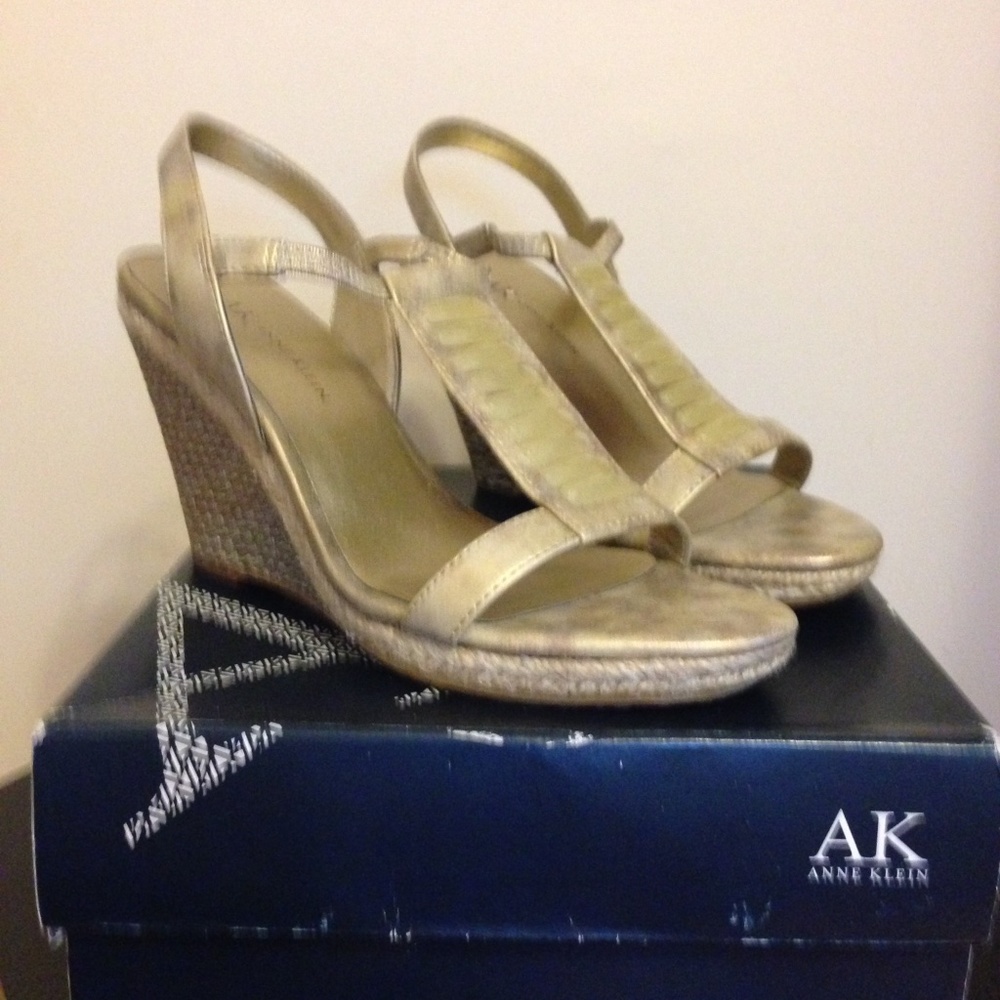 AK Anne Klein Wedge Sandals